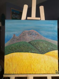 Peinture acrylique andalousie Inès MAMI